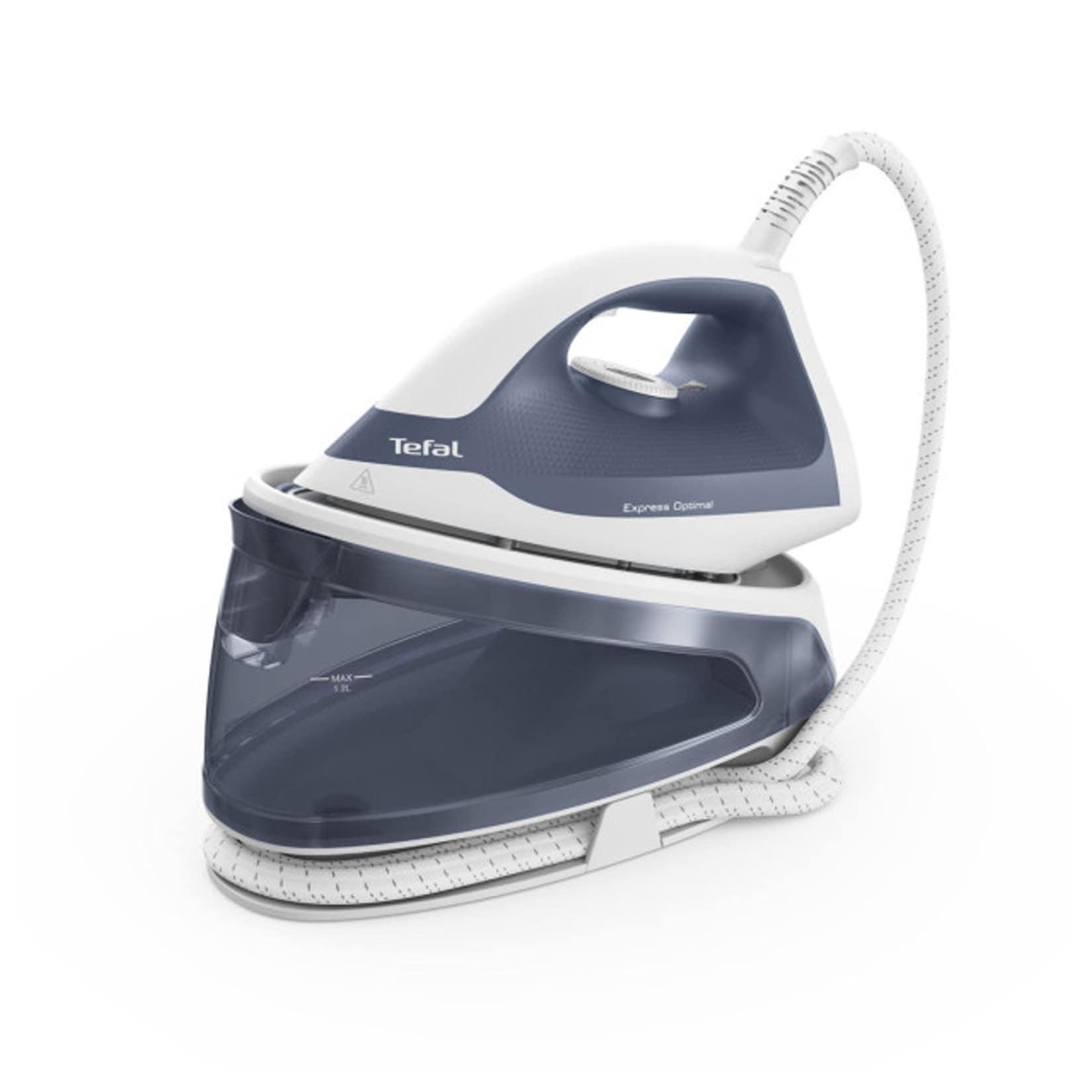 TEFAL SV4110 Dampfbügelstation (2200 W Leistung, Keramik-Expressgleiter Bügelsohle, 110 g/min Dampfmenge, 1,2 l Wassertank, 1,6 m Kabellänge, Calc-Clean-Funktion)