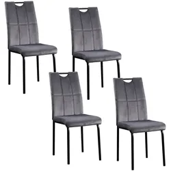 HTI-Living Stuhl Denton Velvet 4er-Set