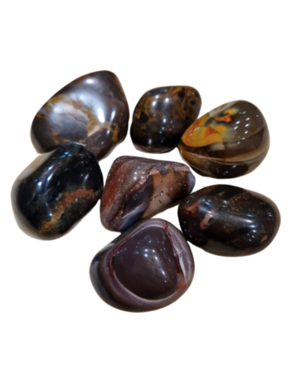 Jaspis bruin trommelstenen 100 g