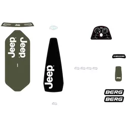 BERG Aufkleber-Set »Jeep Cherokee« für Rally 2.0 Pedal-Gokarts