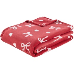 Kuscheldecke Jule Rot ca. 140x180cm