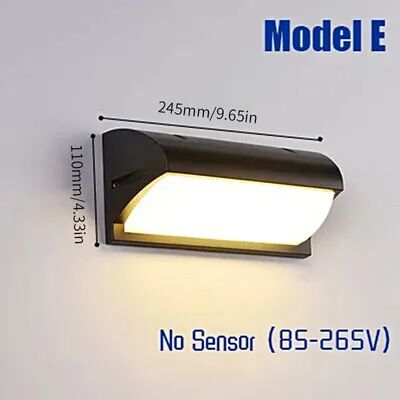 Youfap Market Retro LED Outdoor Wall Lamp With Motion Sensor For Living Room And Bedroom no Sensor warm White