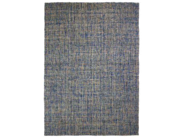 Tapis en laine bleue 120x170cm