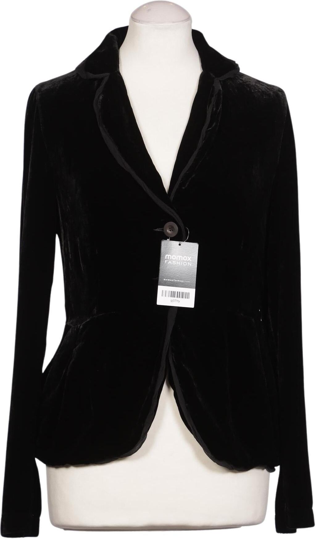 Tandem Damen Blazer, Schwarz, Gr. EU 36, Seide / Elasthan / Viskose - Second Hand