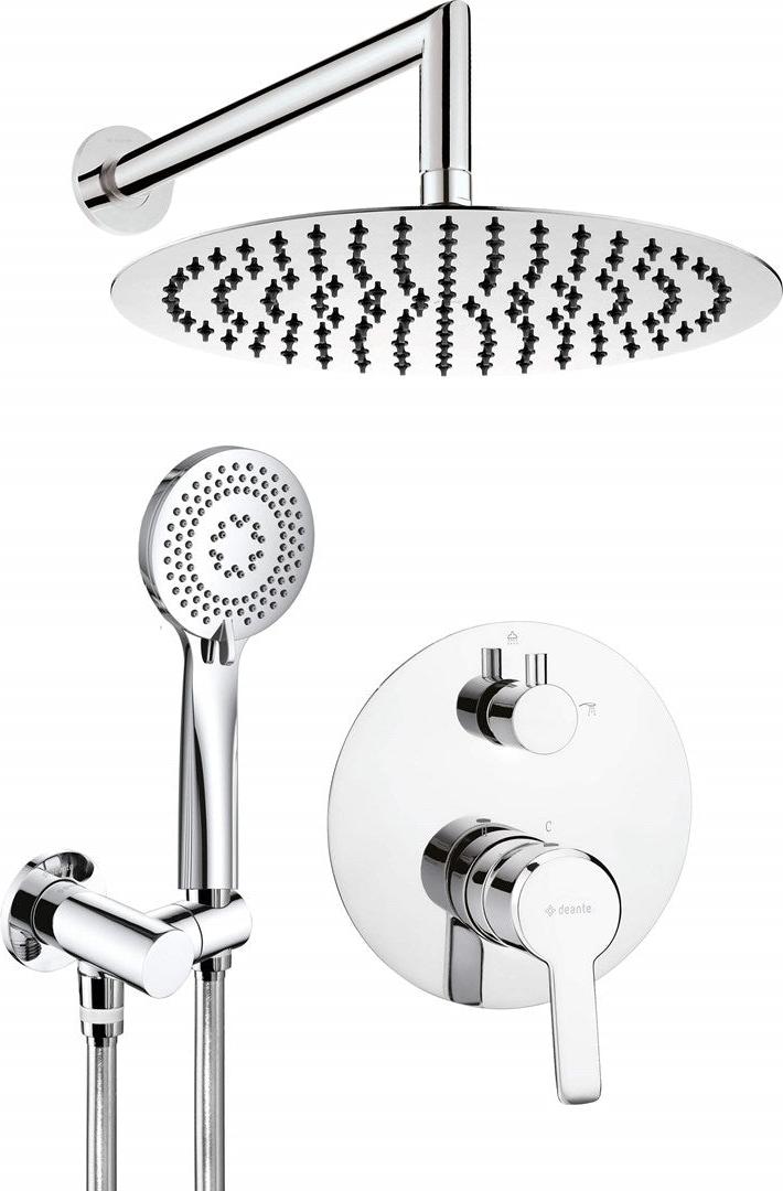 Concealed shower set