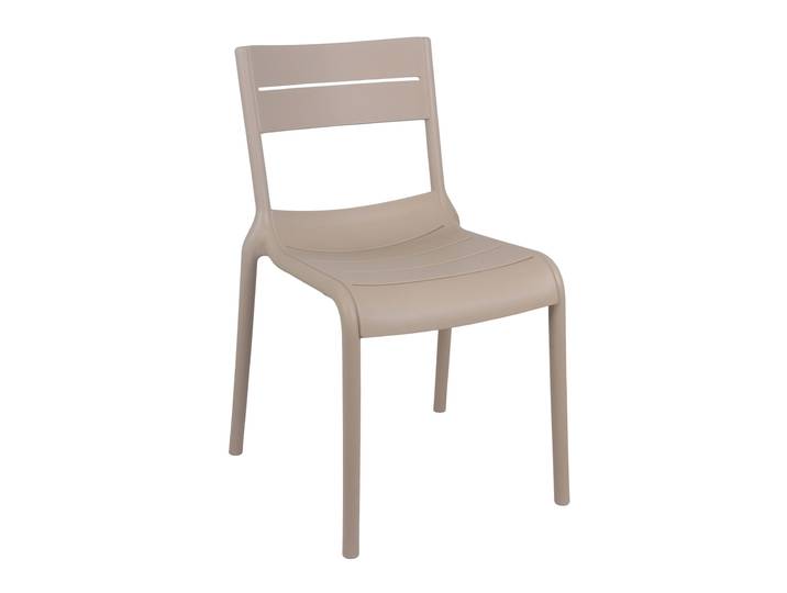 Oviala - Chaise de jardin en plastique ajourée