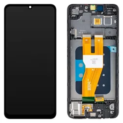 Samsung Display Unit für Galaxy A05 A055, Schwarz (Display), Mobilgerät Ersatzteile, Schwarz