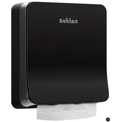 Satino Papierhandtuchspender »HYGINITY Interfold S PT2 System« schwarz, 30.1x34.9x12.8 cm