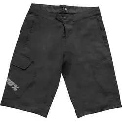 100%, Herren, Velohosen, Ridecamp Shorts (L), Schwarz