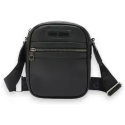 Pepe Jeans für Herren. PM0300055 Umhängetasche Ion Mart schwarz (OSFA), Lässig, Polyurethan