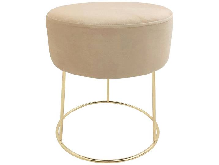 Hocker Marilyn Creme Samt