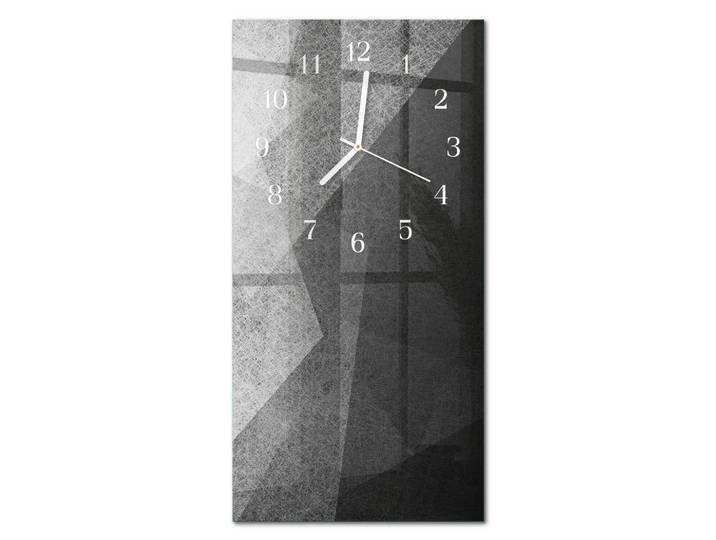 Tulup Wanduhr 30x60 cm - Feuerblume, Schwarz, Glas, Rechteckig, 30x60x0.4 cm, Dekoration, Uhren, Wanduhren