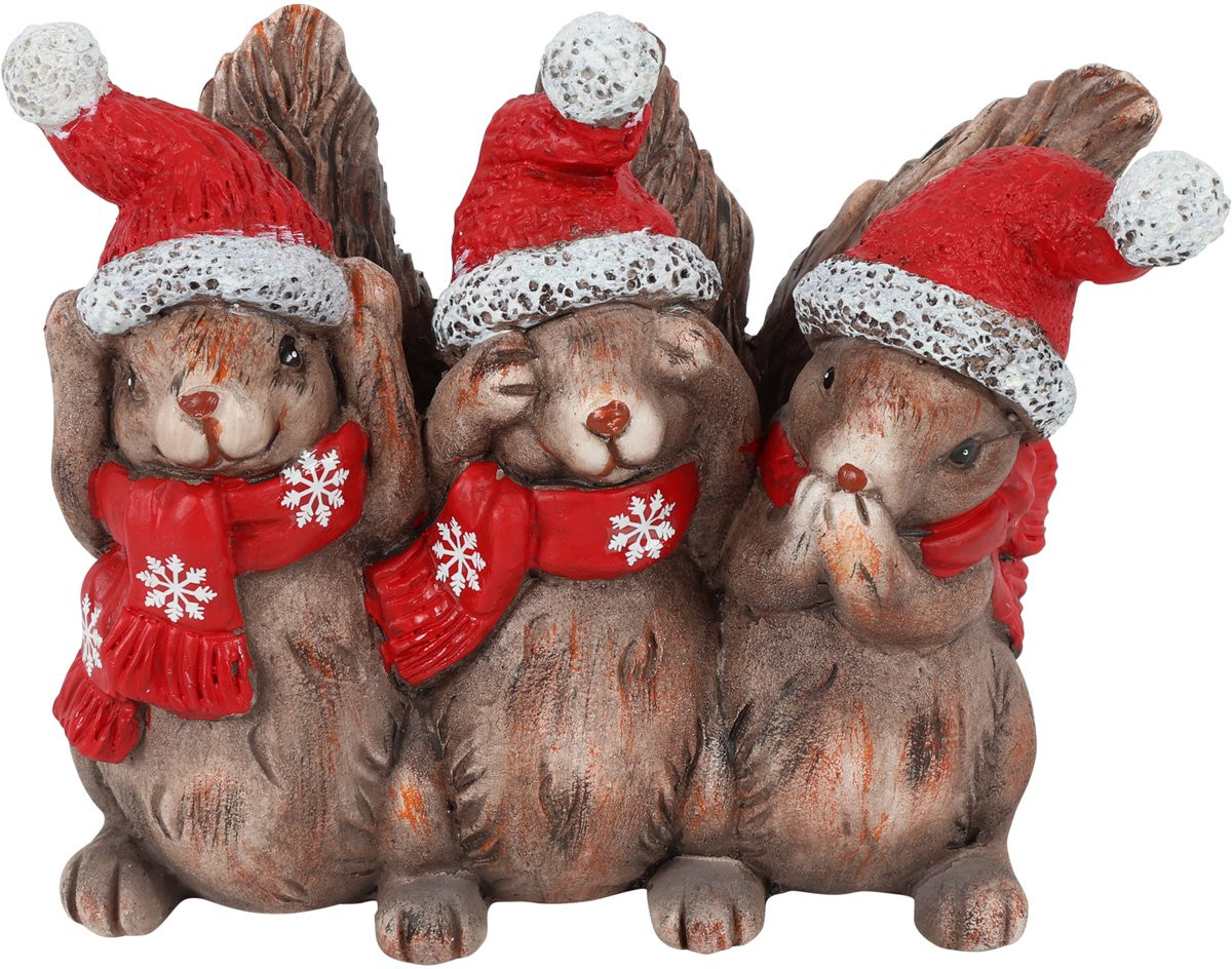 Countryfield Eekhoorn Nubby Bruin Decoratie voor op tafel