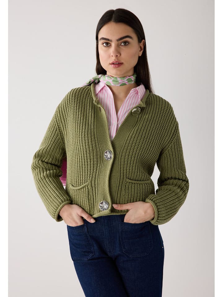 More & More Cardigan in Oliv - 42