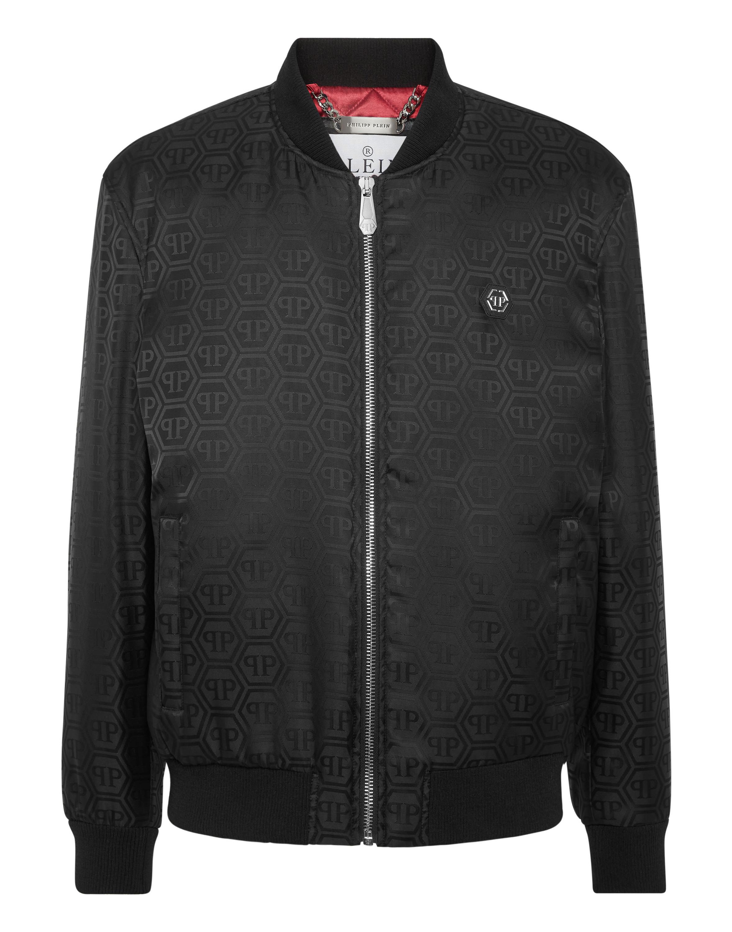 Nylon Bomber Jacquard Monogram