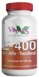 Vbyotics Vitamin E 400 120 Pearls