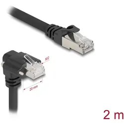 Delock GigE Kamera Kabel RJ45 St. 90° gew. > RJ45 St. 2m