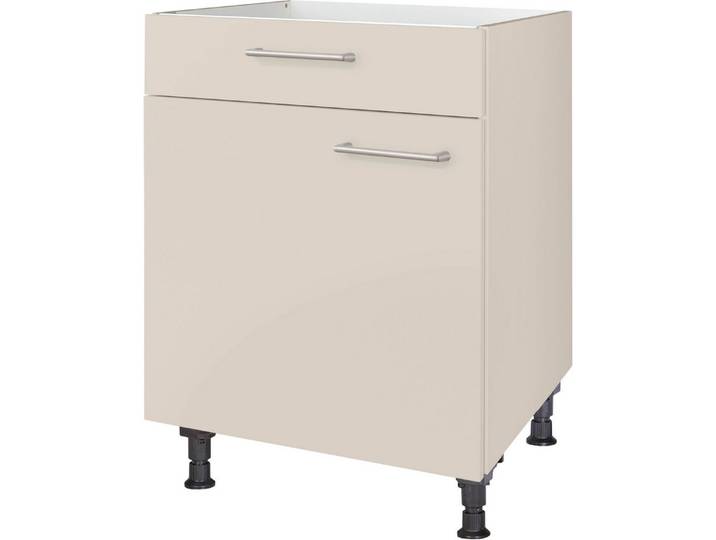 nobilia® Kochfeldumbauschrank Laser , mit Schukasten und Tür, Ausrichtung wählbar vormontiert, Breite 60 cm