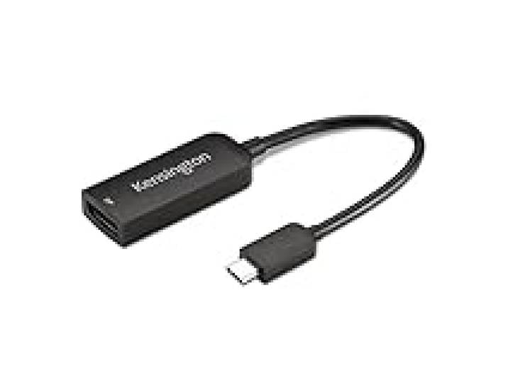 Kensington L'adaptateur USB C vers DisplayPort 1.4 Prend en Charge la vidéo 4K, 8K, Compatible avec Port Thunderbolt 3/4, CV5000DP