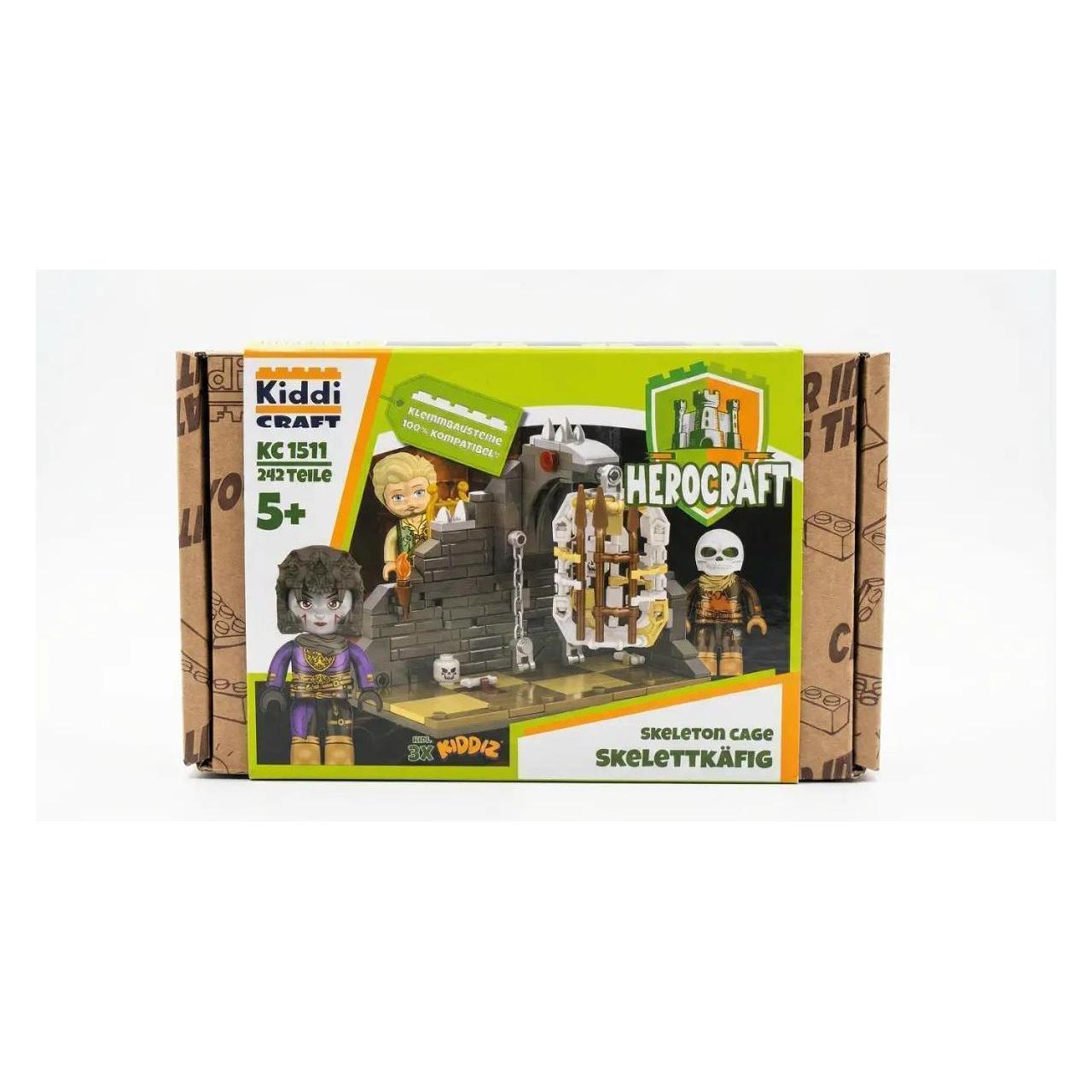 Kiddicraft KC1511 Dungeon Skelett-Käfig (KIC01511)