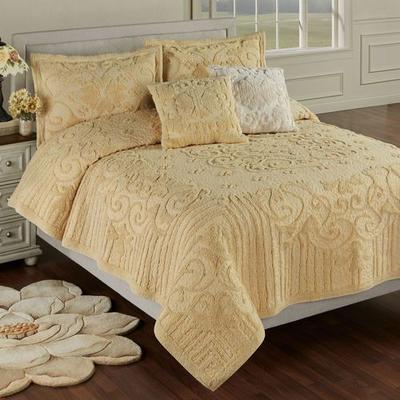 Touch of Class Lorenza Quilt Set Buttercup, California King, Buttercup