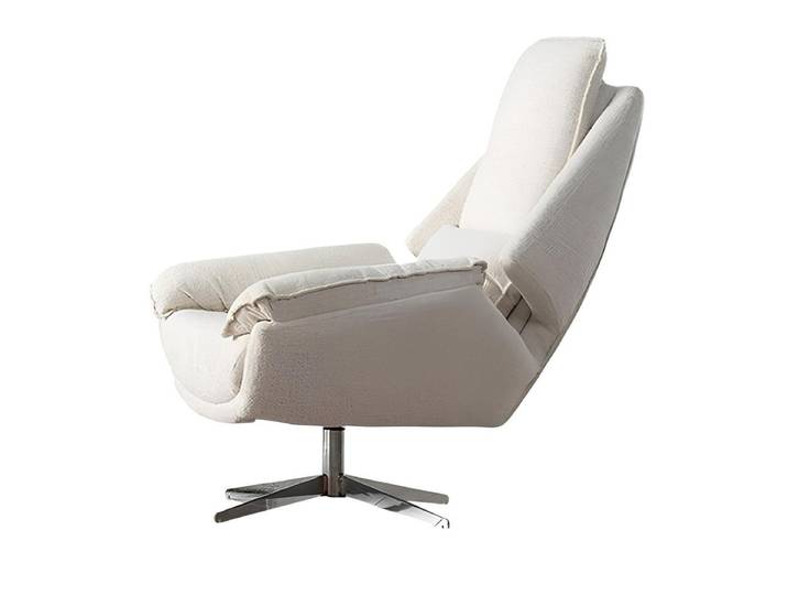 JVmoebel Drehsessel Beiger Relaxsessel mit elegantem Design für entspanntes Wohnen (1-St., Sessel), Made in Europa