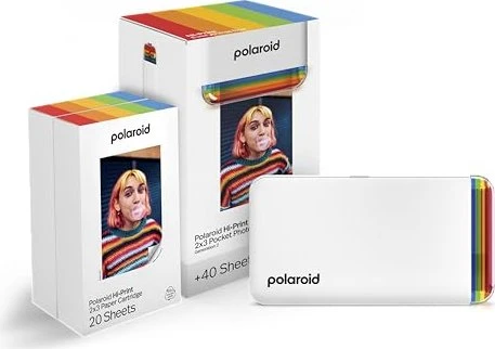 Polaroid Hi-Print 2x3 PocketBook Fotodrucker Generation 2 Starter Set Weiß