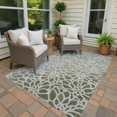 Addison Rugs Machine Washable Indoor/ Outdoor Floral Craze Chantille Rug