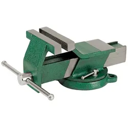 Müllner Parallel-Stahlschraubstock 100 mm AF124-100 Spannbacken Amboss