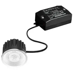 Brumberg LED Modul MR16 mit Linsenoptik Set, 50°, 7,8W, 350mA, 34mm, 3CCT, IP20, schaltbar, inkl. Konverter BRUM-12981503