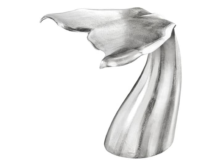 Beistelltisch WILDLIFE 57cm - silber - Metall - handgefertigt montiert Als Beistelltisch nutzbar, hochwertig, langlebig, stabile Konstruktion, glamouröses Flair, Unikat