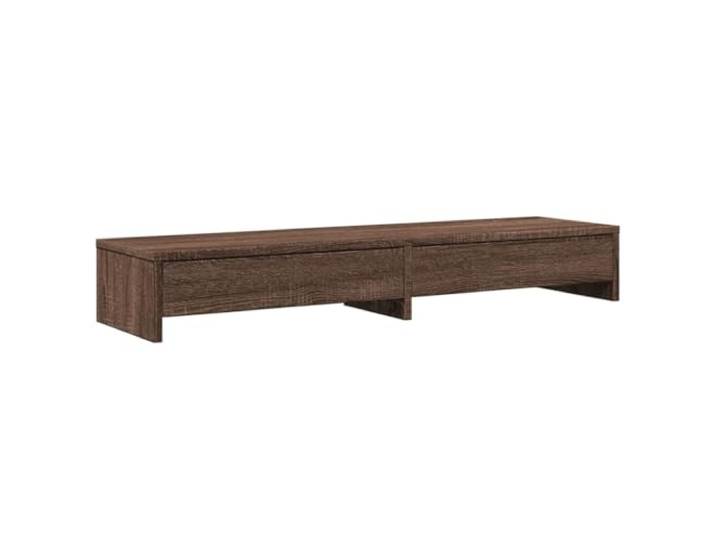 vidaXL Support de moniteur avec tiroirs chêne marron bois d'ingénierie
