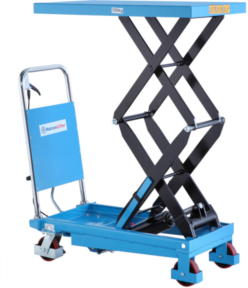 HanseLifter Hubtischwagen, Tragf.: 350 kg, max. Hub: 1.300 mm, Typ: SPS350 (GE0024081)