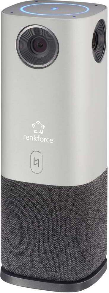 Renkforce RF-CC-800 360° Videokonferenz-System Full HD 1920 x 1080 Pixel 360° Erfassung, 4 Weitwinkel-Kameras, Voice Tr