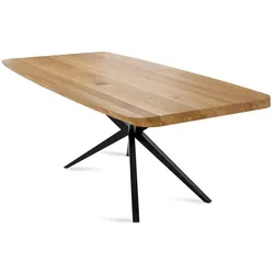 MASSIVHOLZTISCH Danette 9 180x76x90 Esszimmertisch Wildeiche geölt