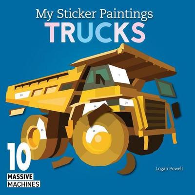 My Sticker Paintings: Trucks, Taschenbuch von Logan Powell, David & Charles, 978-1-64124-408-4