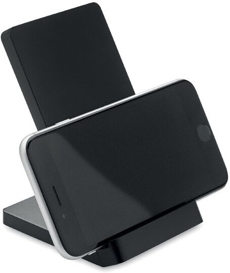 Chargeur sans fil personnalisable en bambou WIRESTAND noir