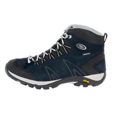 Wanderschuh BRÜTTING "Trekkingstiefel Mount Bona High", Herren, Gr. 39, blau, Veloursleder, Schuhe Wanderschuh