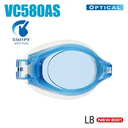 Tusa View - Swipe Lens für optische Schwimmbrille - Farbe: Blau, Stärke: +2.5