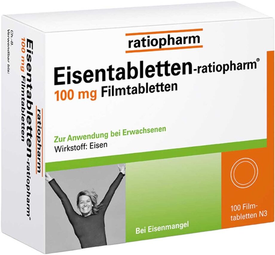 Eisentabletten-ratiopharm Eisentabletten ratiopharm 100mg