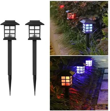 Friendly Fresh Finds Solar Pathway Lights Waterproof Outdoor Landscape Lamps For Garden, Yard & Patio rgb Light