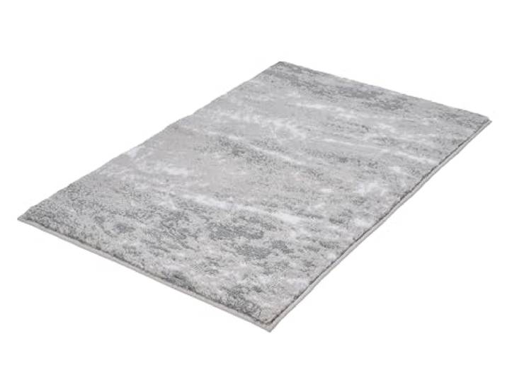 Kleine Wolke Badteppich Nevoa, 60x90 cm, Silbergrau