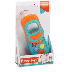 Baby-Telefon mit Ton und Licht, 16 cm