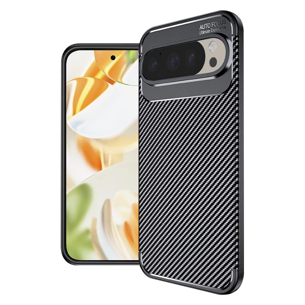 Techsuit - CarbonFiber - Google Pixel 9 Pro - Black (Google Pixel 9 Pro) (56350424)