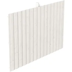 Skan Holz Rückwand für Leimholz Carports - Deckelschalung - Größe 2, weiß