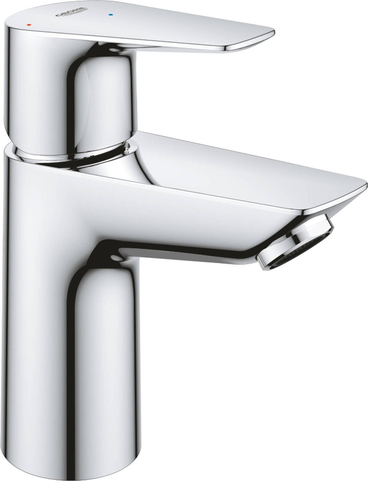 Grohe badkamer mengkraan met waterbesparende functie, chroom, eenhouds