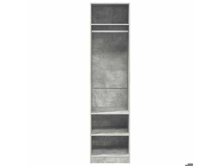 Magnifique Garde-robe Gris béton 50x50x200 cm Bois d'ingénierie - design polyvalent - pour maison - Gris 43 kg 2026_861569