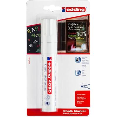 Edding 4090 4-4090-1-1049 Kreidemarker Weiß 4 mm, 15mm