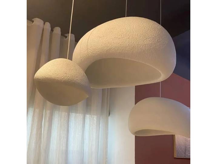 Lampe LED Suspendue au Design Nordique de Wine-Sabi, Luminaire Décoratif d'Nik, Idéal pour un Salon, une Chambre à Coucher ou un Loft