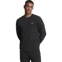 Lyle Scott Pullover Tape Crew Neck, schwarz